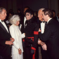 Robert Mitchum,Frances Dee (Mccrea), Michael Jackson, Joel McCrea & David Gest