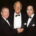 David Gest With Two Legends, Eddie Bracken (Far Left) & His Mentor And Favourite Actor Of All-Time, Joel Mccrea. Both Mccrea & Bracken Starred In The Legendary Director Preston Sturges Classic Films: Bracken In 'The Miracle On Morgan's Creek' & 'Hail The Conquering Hero' & Mccrea In Gest's Favourite Film Of All-Time, 'Sullivan's Travels'.